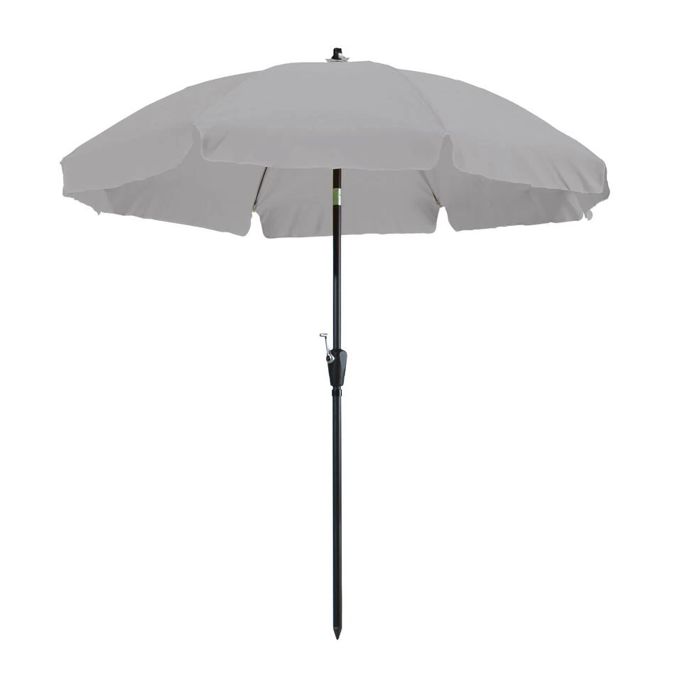Madison - Parasol Lanzarote Round Grey - 250cm - Grijs 3 Madison - Parasol Lanzarote Round Grey - 250cm - Grijs