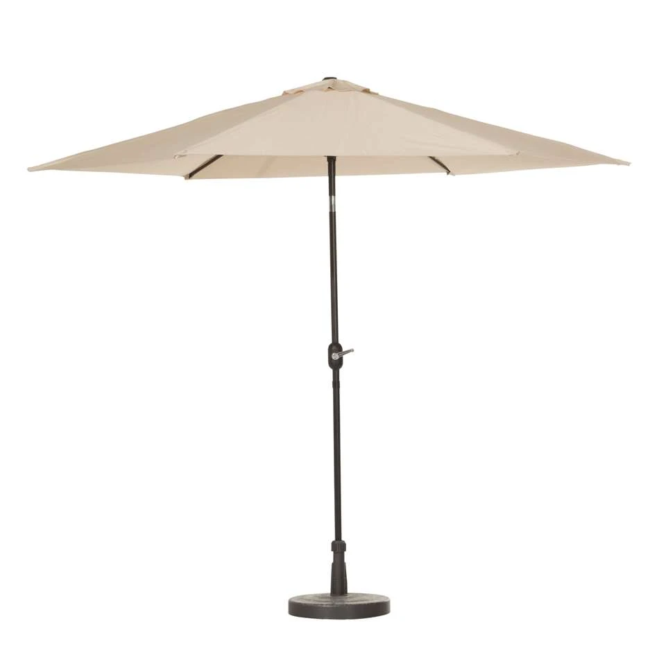 Madison - Parasol Tenerife Round Ecru - 300cm - Beige 4 Madison - Parasol Tenerife Round Ecru - 300cm - Beige - Afbeelding 2