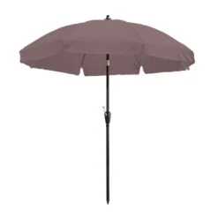 Madison - Parasol Lanzarote Round Taupe - 250cm - Bruin 5 Madison - Parasol Lanzarote Round Taupe - 250cm - Bruin -Tuinmeubelwinkel 1000036328 0101