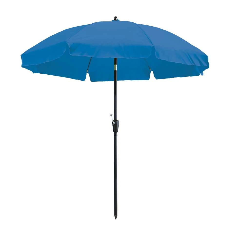 Madison - Parasol Lanzarote Round Aqua - 250cm - Blauw 4 Madison - Parasol Lanzarote Round Aqua - 250cm - Blauw - Afbeelding 2