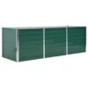 VidaXL Plantenbak Verhoogd 240x80x77 Cm Gegalvaniseerd Staal Groen 1 VidaXL Plantenbak Verhoogd 240x80x77 Cm Gegalvaniseerd Staal Groen -Tuinmeubelwinkel 1000039793