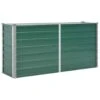 VidaXL Plantenbak Verhoogd 160x40x77 Cm Gegalvaniseerd Staal Groen