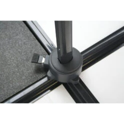 SenS-Line Honolulu Zweefparasol Vierkant - 250x250 Cm - Antraciet -Tuinmeubelwinkel 1000040420 0102