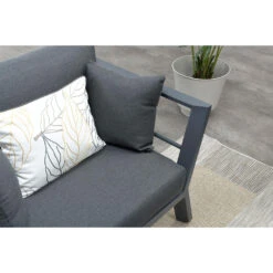 Garden Impressions Hiko Lounge Tuinstoel - Donker Grijs -Tuinmeubelwinkel 1000040934 0102