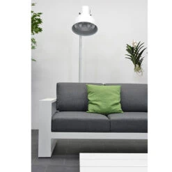 Garden Impressions Plaza 3-zits Lounge Tuinbank - Mat Wit -Tuinmeubelwinkel 1000040935 0103