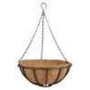 Esschert Design Hanging Basket - Metaal - Zwart - Met Inlegvel - 35 Cm -Tuinmeubelwinkel 1000040950
