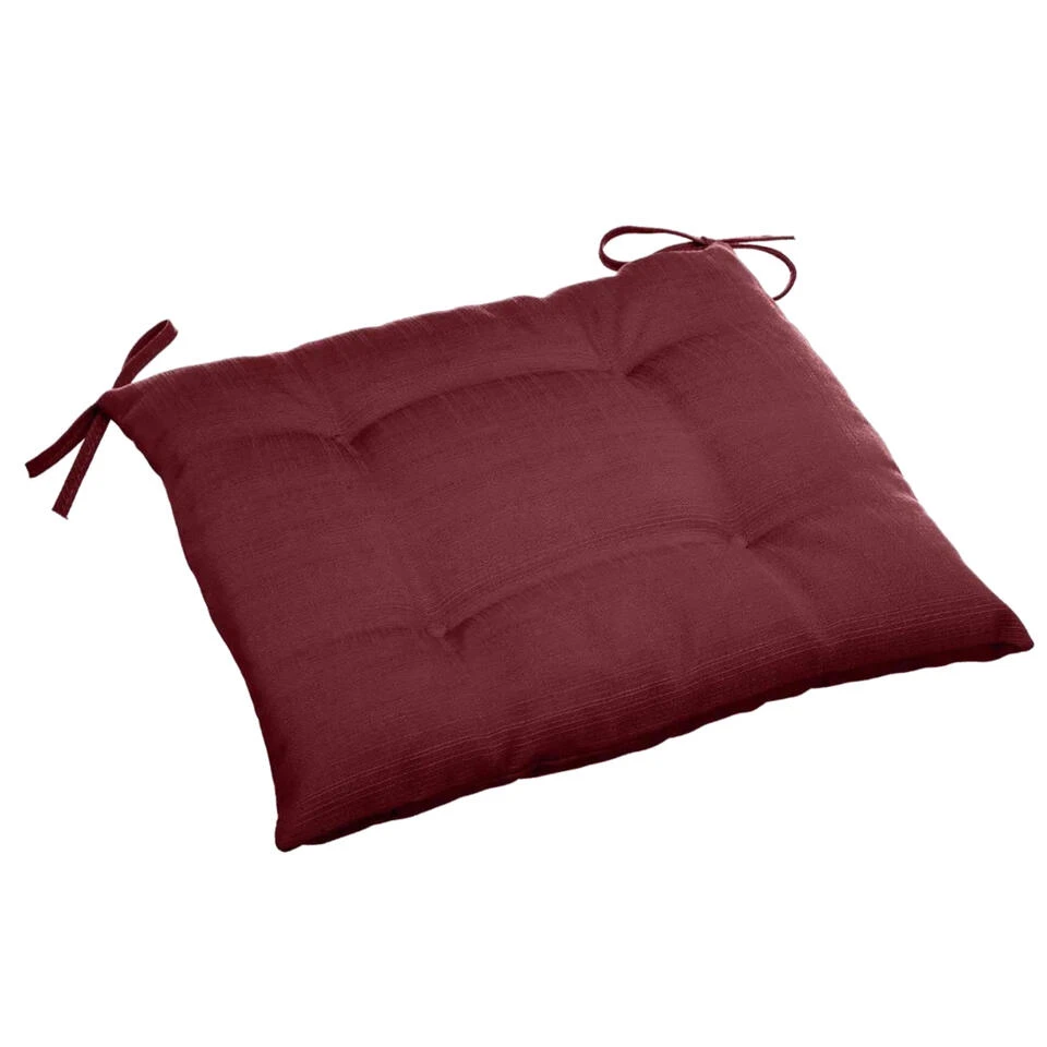 Hesperide Tuinstoelkussen - Bordeaux Rood - Uv-bestendig - 40 Cm 3 Hesperide Tuinstoelkussen - Bordeaux Rood - Uv-bestendig - 40 Cm