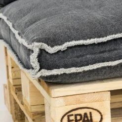 Unique Living Rugkussen Manouk Donkergrijs - 120 X 40 Cm -Tuinmeubelwinkel 1000045305 0102