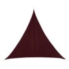 Hesperide Schaduwdoek Curacao - Driehoek - Bordeaux Rood - 3 X 3 M -Tuinmeubelwinkel 1000047873