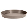 EDA Bloempot - Toscane - Onderschaal - Taupe - Kunststof - D35 Cm