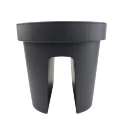 Orange85 Balkonbak Plantenbak Voor Buiten Antraciet 40 X 26 X 24,5 Cm -Tuinmeubelwinkel 1000049604 0110