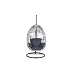Garden Impressions Panama Swing Egg Hangstoel - Cloudy Grey -Tuinmeubelwinkel 1000050055 0103