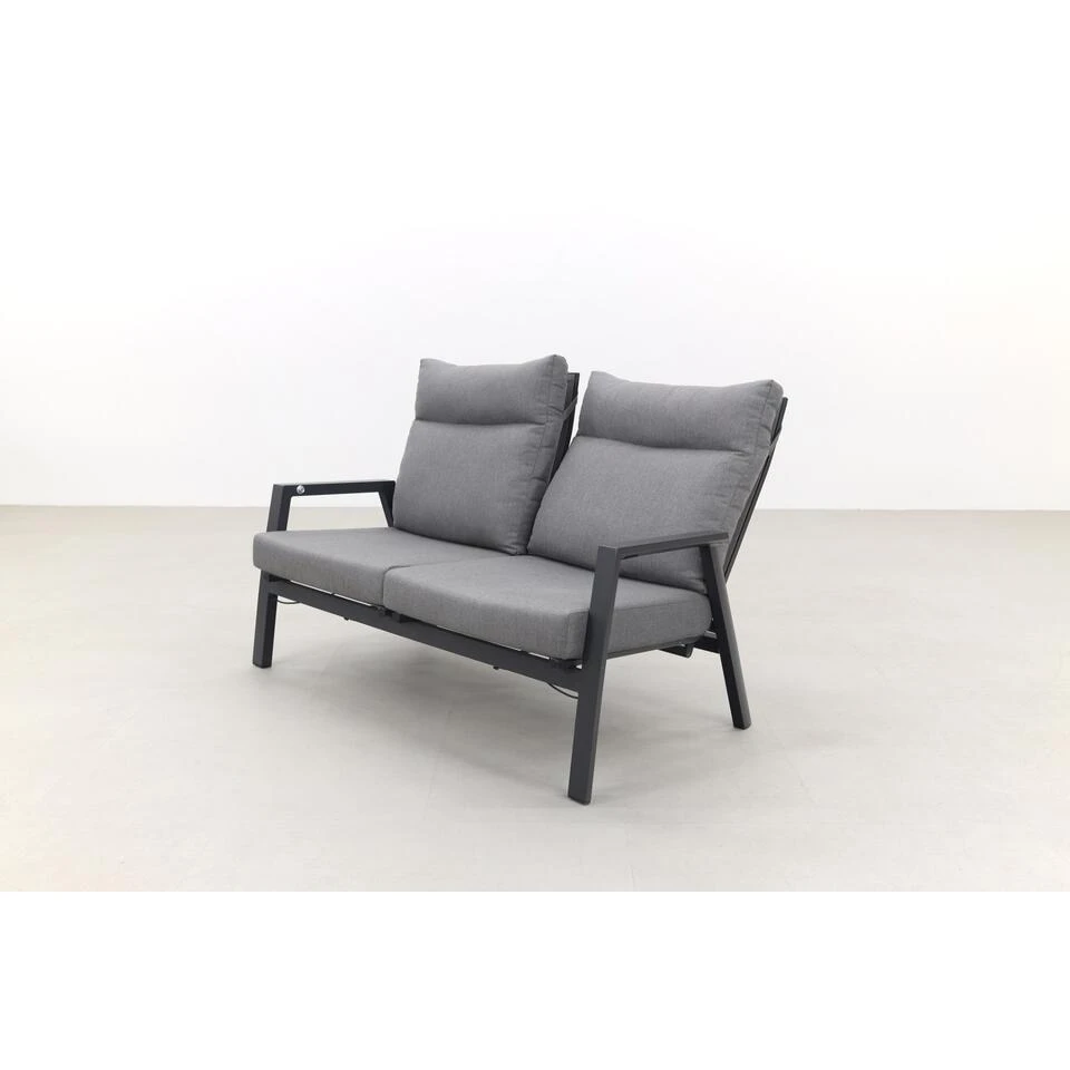 VDG Azoren 2-zitsbank Verstelbaar - Antraciet 4 VDG Azoren 2-zitsbank Verstelbaar - Antraciet - Afbeelding 2