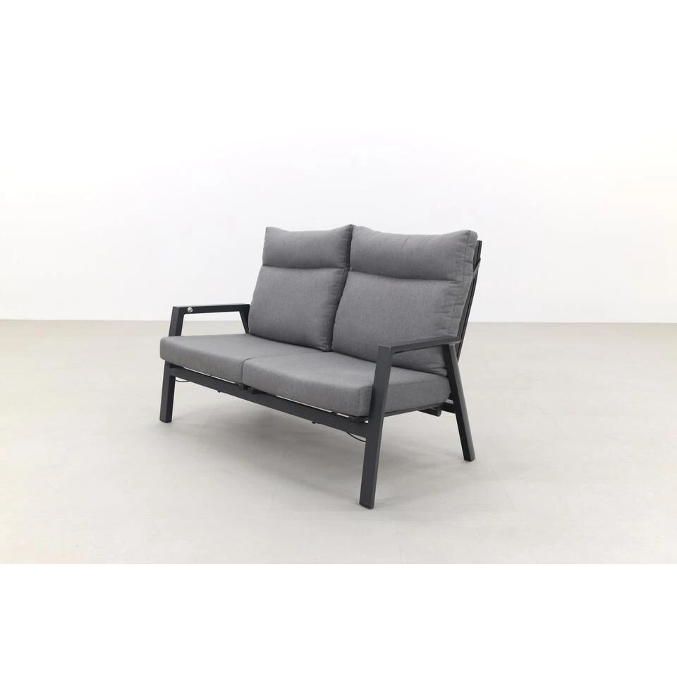 VDG Azoren 2-zitsbank Verstelbaar - Antraciet 5 VDG Azoren 2-zitsbank Verstelbaar - Antraciet - Afbeelding 3