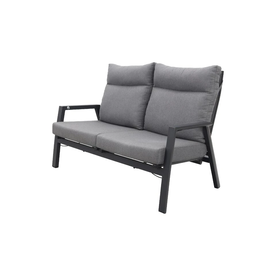 VDG Azoren 2-zitsbank Verstelbaar - Antraciet 3 VDG Azoren 2-zitsbank Verstelbaar - Antraciet