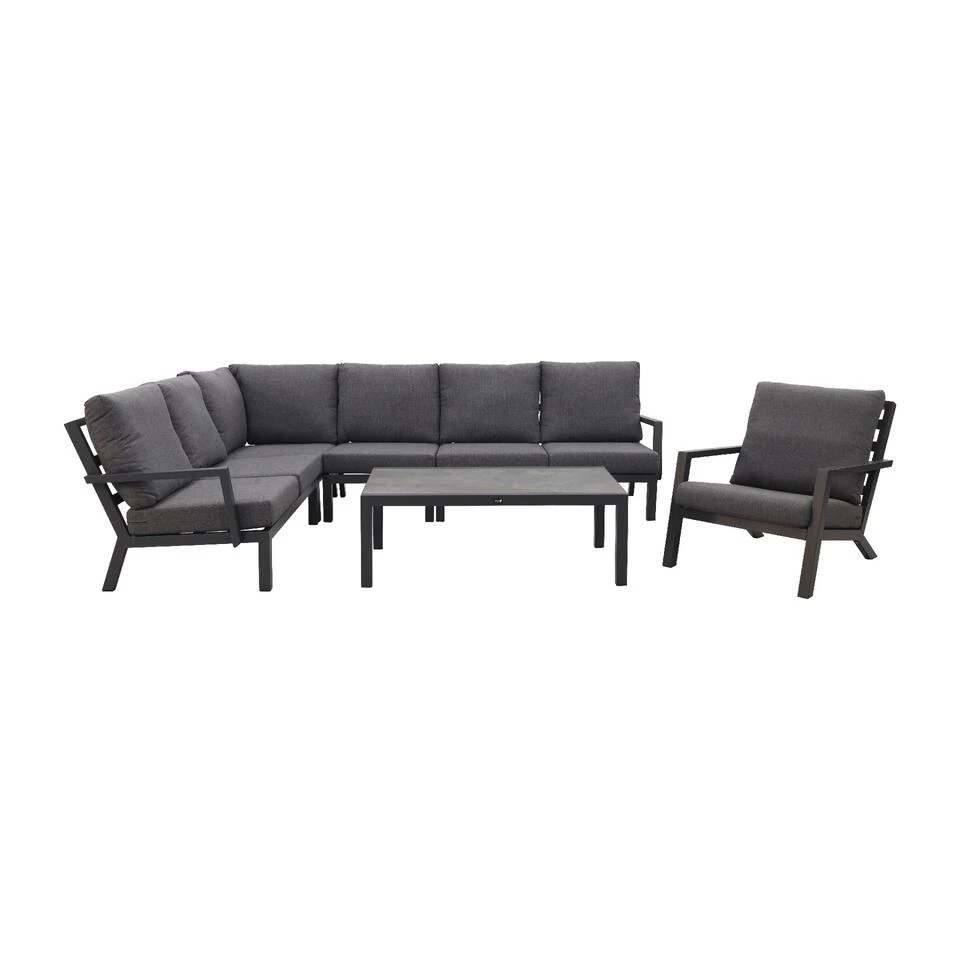 VDG Rockford/Atlanta Loungeset Antraciet - 5-delig 3 VDG Rockford/Atlanta Loungeset Antraciet - 5-delig