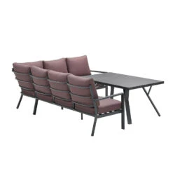GI Sergio Lounge Dining Set 3-delig - Rechts - Black/Copper 9 GI Sergio Lounge Dining Set 3-delig - Rechts - Black/Copper -Tuinmeubelwinkel 1000053010 0103