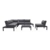 Garden Impressions Annabella Loungeset Met Loungestoel - Carbon Black 2 Garden Impressions Annabella Loungeset Met Loungestoel - Carbon Black -Tuinmeubelwinkel 1000053035