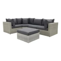 Suns Parma Loungeset White Grey - Exclusief Middel