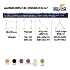 Nesling Coolfit 3x5 Antraciet -Tuinmeubelwinkel 1000054049 0103