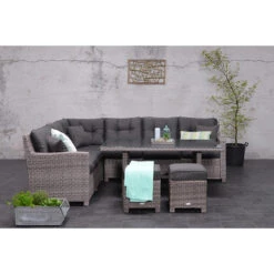 Westminster Lounge Dining Set Links - Organic Grey -Tuinmeubelwinkel 1000054166 0103