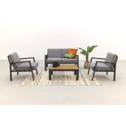 VDG Monto Stoel-bank Loungeset - 4-delig -Tuinmeubelwinkel 1000054443 0103
