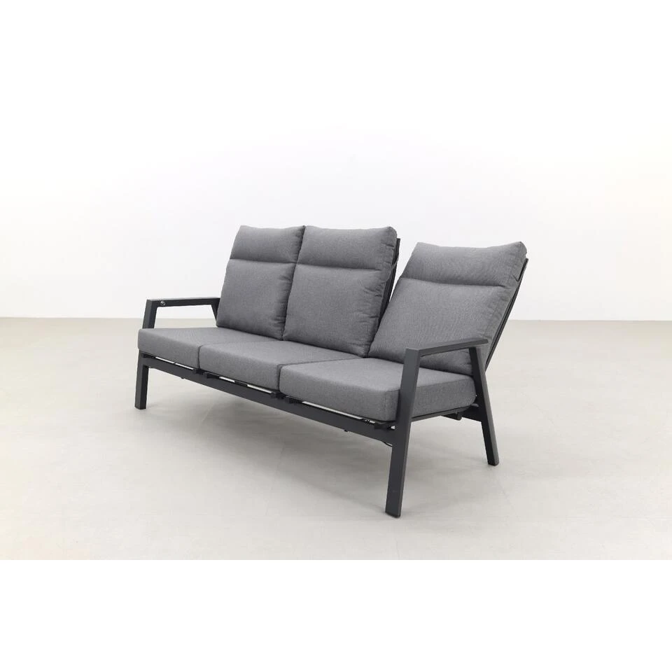 VDG Azoren 3-zitsbank Verstelbaar - Antraciet 4 VDG Azoren 3-zitsbank Verstelbaar - Antraciet - Afbeelding 2