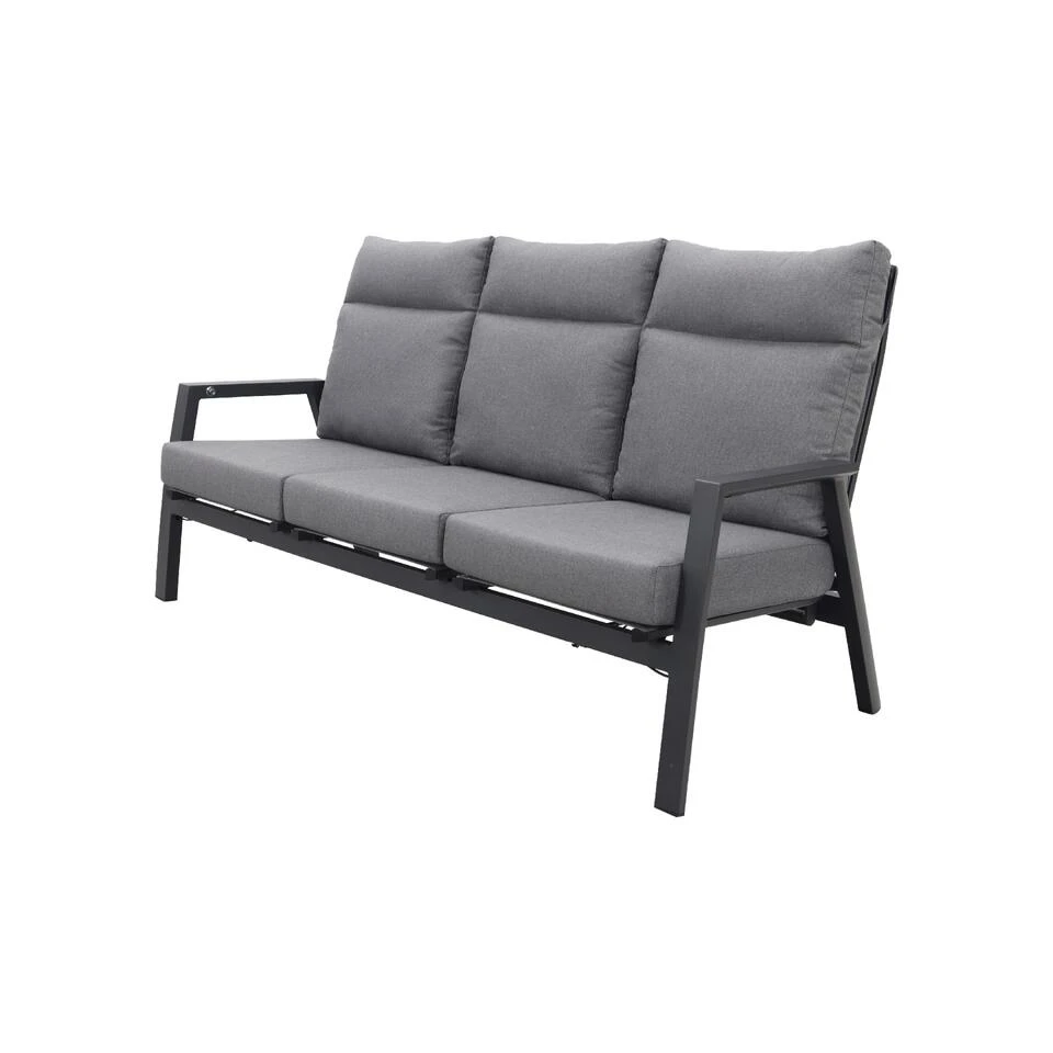 VDG Azoren 3-zitsbank Verstelbaar - Antraciet 3 VDG Azoren 3-zitsbank Verstelbaar - Antraciet