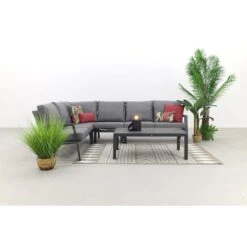 VDG Azoren/Atlanta Loungeset - Antraciet - Links & Rechts -Tuinmeubelwinkel 1000054733 0102