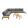 4 Seasons Empire Platform Loungeset 6-delig Met Mindo Tafels Rond -Tuinmeubelwinkel 1000060173