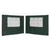 VidaXL Tentwanden Met Raam PE Groen 2 St -Tuinmeubelwinkel 1000060738