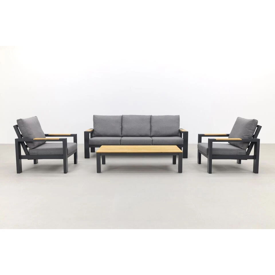 VDG Hammelton Stoel-bank Loungeset Met Mindo Loungetafel - 4-delig 6 VDG Hammelton Stoel-bank Loungeset Met Mindo Loungetafel - 4-delig - Afbeelding 4