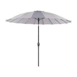 Beliani Marktscherm BAIA - Grijs Polyester