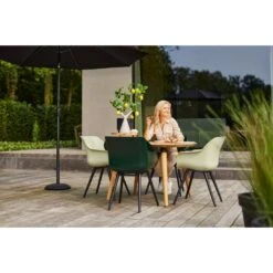 Hartman Sophie Studio Dining Armstoel - Night Green - Set Van 2 -Tuinmeubelwinkel 1000072087 0102