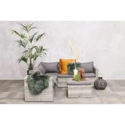 Fonteyn - Loungeset Connor - Melange -Tuinmeubelwinkel 1000073117 0102
