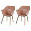 Set Van 2- Hartman Sophie Studio Diningstoel-Italian Terra- Teak Poot 2 Set Van 2- Hartman Sophie Studio Diningstoel-Italian Terra- Teak Poot -Tuinmeubelwinkel 1000073141