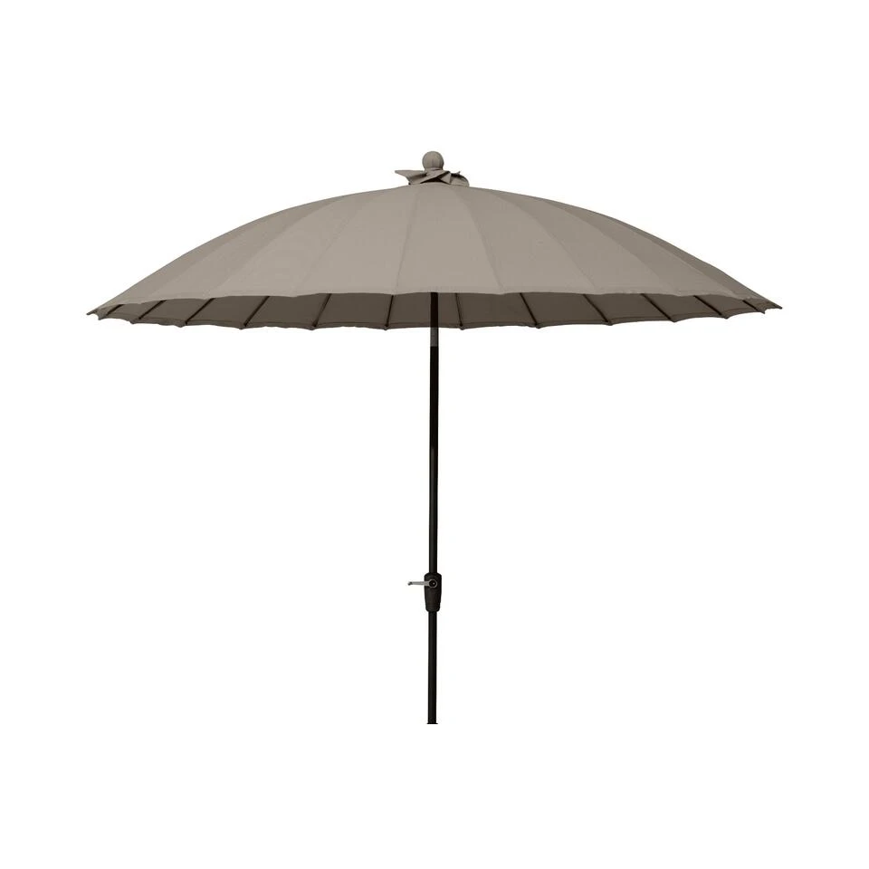 4-Seasons Stokparasol Shanghai 300 Cm Taupe 3 4-Seasons Stokparasol Shanghai 300 Cm Taupe