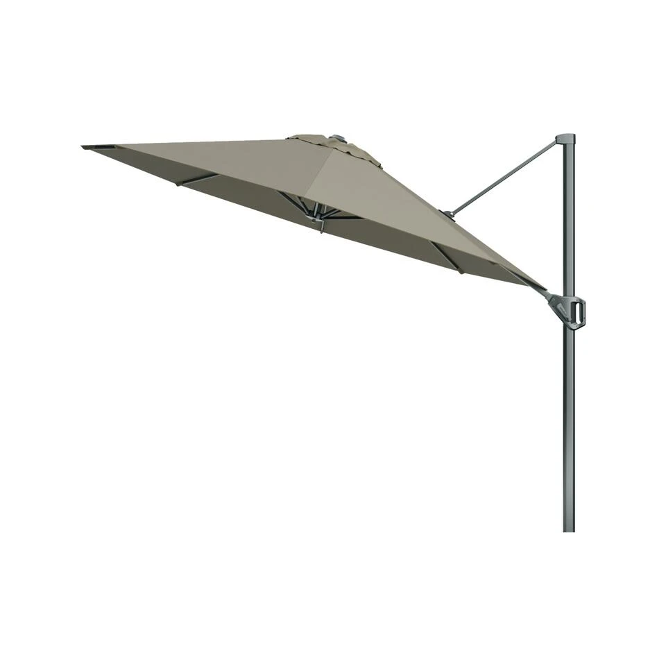 Platinum Voyager Ronde Zweefparasol T1 3m. - Taupe 4 Platinum Voyager Ronde Zweefparasol T1 3m. - Taupe - Afbeelding 2
