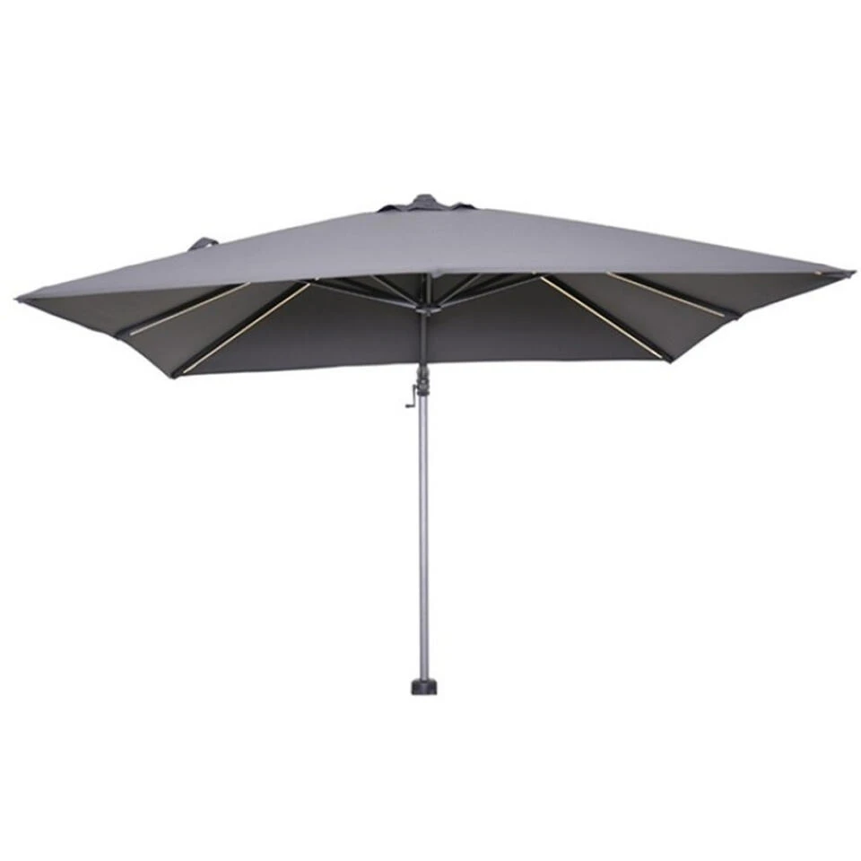 Garden Impressions Hawaii Zweefparasol 3x3 M. Donker Grijs + Led 5 Garden Impressions Hawaii Zweefparasol 3x3 M. Donker Grijs + Led - Afbeelding 3