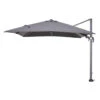 Garden Impressions Hawaii Zweefparasol 3x3 M. Donker Grijs + Led