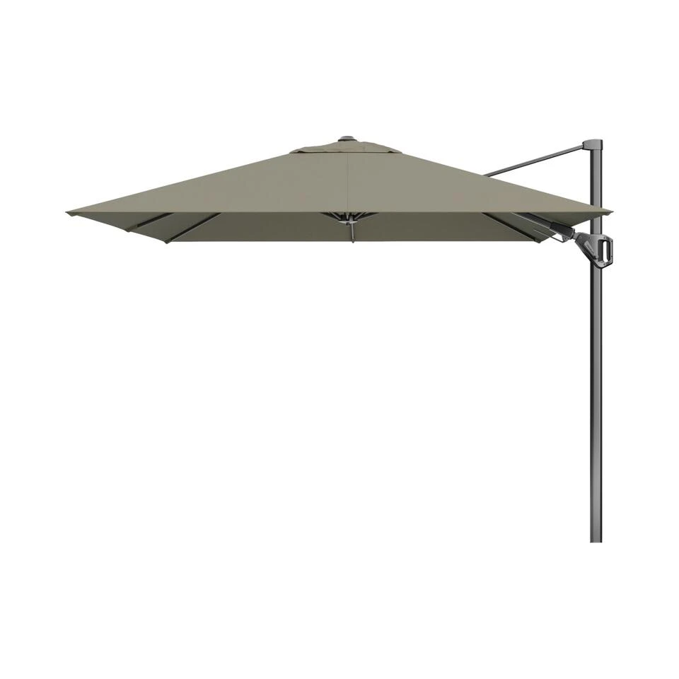 Platinum Voyager Vierkante Zweefparasol T2 2,7x2,7 M. - Taupe 4 Platinum Voyager Vierkante Zweefparasol T2 2,7x2,7 M. - Taupe - Afbeelding 2