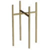 Mica Decorations Plantenstandaard - Verhoger - Goud - H25 X B14 Cm -Tuinmeubelwinkel 1000077017