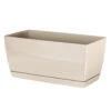 Prosperplast Bloempot - Kunststof - Creme-beige - 29 X 14 X 13,6 Cm -Tuinmeubelwinkel 1000077307