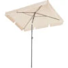 Tectake - Parasol Vanessa Beige 2 Tectake - Parasol Vanessa Beige -Tuinmeubelwinkel 1000078077