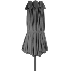 Tectake - Dubbele Parasol Silia - Terrasparasol Zonwering - Grijs 8 Tectake - Dubbele Parasol Silia - Terrasparasol Zonwering - Grijs -Tuinmeubelwinkel 1000078078 0102