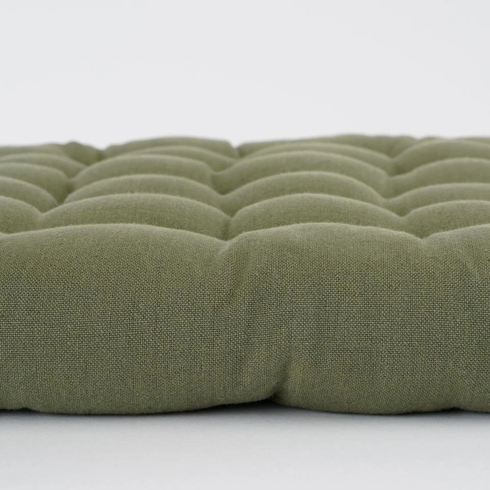 In The Mood Collection Tivoli Stoelkussen - L45 X B45 Cm - Donkergroen 6 In The Mood Collection Tivoli Stoelkussen - L45 X B45 Cm - Donkergroen - Afbeelding 4