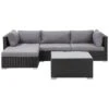 Beliani Loungeset SANO - Zwart - 5-delig 2 Beliani Loungeset SANO - Zwart - 5-delig -Tuinmeubelwinkel 1000079573