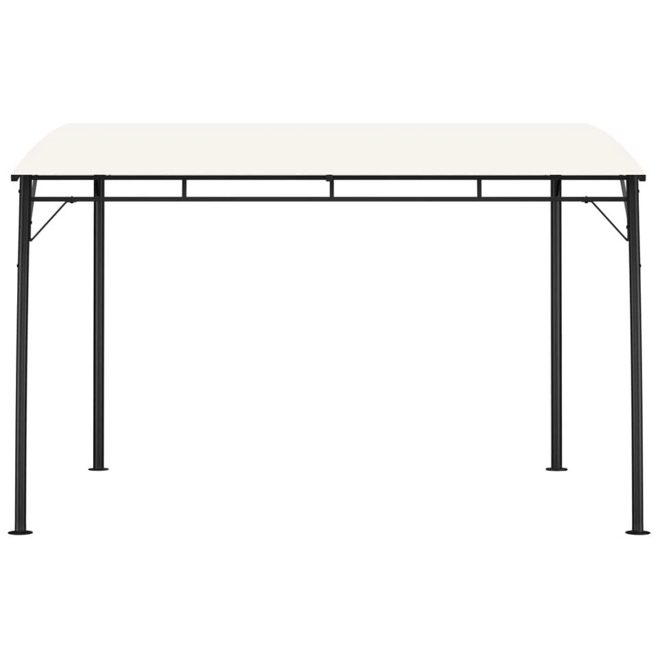 VidaXL Zonneluifel 3x3x2,55 M Crèmekleurig 4 VidaXL Zonneluifel 3x3x2,55 M Crèmekleurig - Afbeelding 2