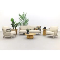 4 Seasons Outdoor Puccini/Pablo Stoel-bank Loungeset - 5-delig 9 4 Seasons Outdoor Puccini/Pablo Stoel-bank Loungeset - 5-delig -Tuinmeubelwinkel 1000080778 0103