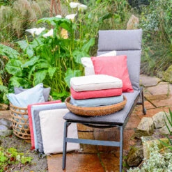 Madison - Bankkussen 110x48 - Grijs - Dark Grey Recycled Canvas -Tuinmeubelwinkel 1000081727 0103